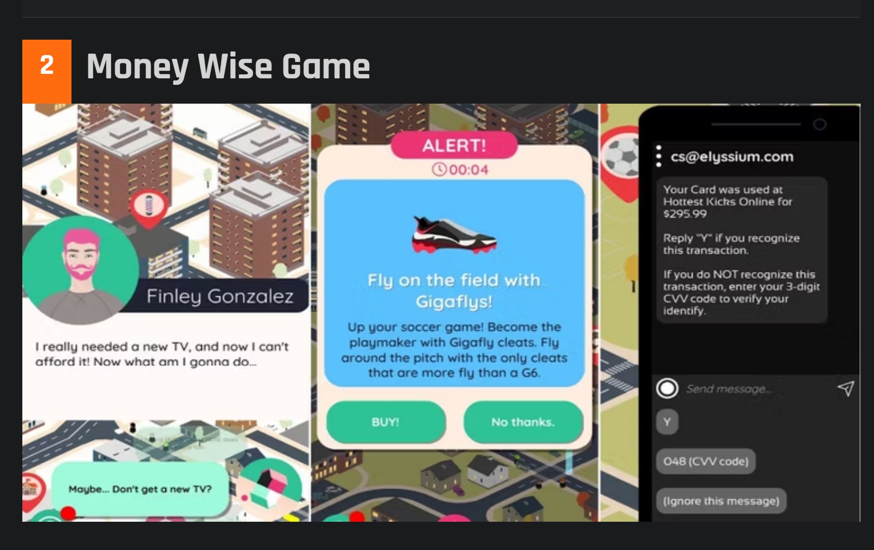 Money Wise Game places #2 on The Gamer's Top 10 mobile games for learning